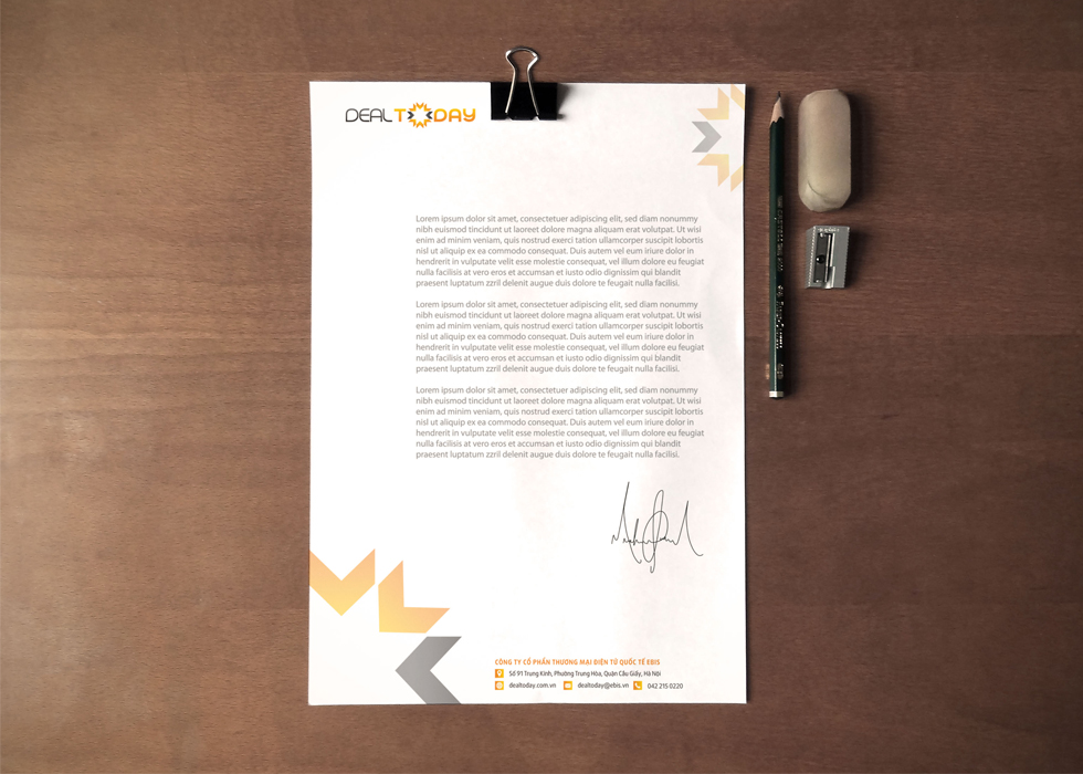 DealToday - Thiết kế logo và hệ thống nhận diện trang thương mại điện tử cho phái nữ DealToday